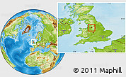 Physical Location Map of Manchester