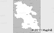 Gray Simple Map of Buckinghamshire County