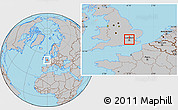 Gray Location Map of Haringey