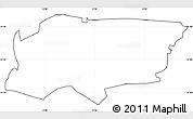 Blank Simple Map of Haringey, cropped outside, no labels