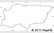Blank Simple Map of Haringey, cropped outside