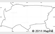 Blank Simple Map of Haringey, no labels