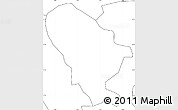 Blank Simple Map of Islington