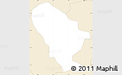 Classic Style Simple Map of Islington