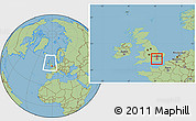 Savanna Style Location Map of Kensington and Chelsea, within the entire country