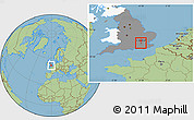 Savanna Style Location Map of Kensington and Chelsea, highlighted country, highlighted grandparent region