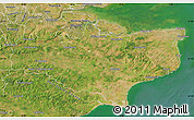 Satellite Map of Kent County