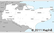 Gray Simple Map of Kent County