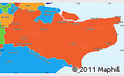 Political Simple Map of Kent County