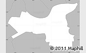 Gray Simple Map of Wandsworth