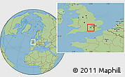 Savanna Style Location Map of Windsor and Maidenhead