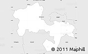 Silver Style Simple Map of Windsor and Maidenhead