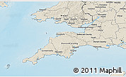 Shaded Relief 3D Map of South West