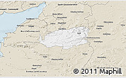 Classic Style 3D Map of Bath and North East Somerset