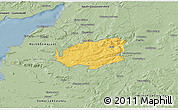 Savanna Style 3D Map of Bath and North East Somerset