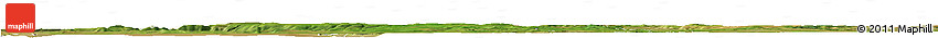 Satellite Horizon Map of Bath and North East Somerset