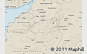 Shaded Relief Map of Bath and North East Somerset