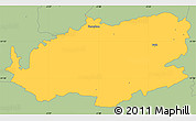 Savanna Style Simple Map of Bath and North East Somerset