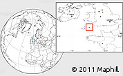 Blank Location Map of City of Plymouth