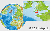 Physical Location Map of City of Plymouth