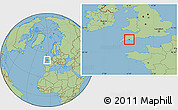 Savanna Style Location Map of City of Plymouth