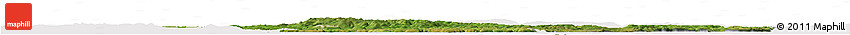 Satellite Horizon Map of Devon County, cropped outside
