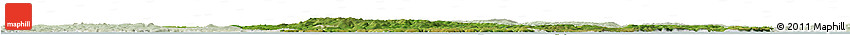 Satellite Horizon Map of Devon County, lighten