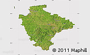 Satellite Map of Devon County, cropped outside
