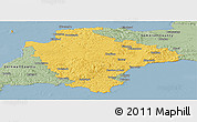 Savanna Style Panoramic Map of Devon County