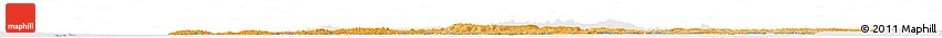 Political Shades Horizon Map of South West, cropped outside