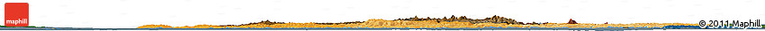 Political Shades Horizon Map of South West, darken