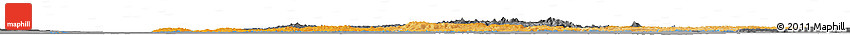 Political Shades Horizon Map of South West, darken, desaturated