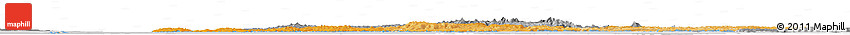 Political Shades Horizon Map of South West, desaturated