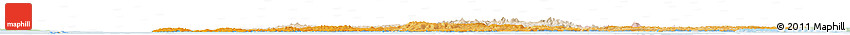 Political Shades Horizon Map of South West, lighten