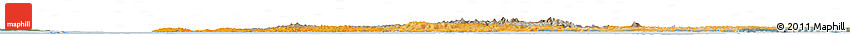 Political Shades Horizon Map of South West, semi-desaturated