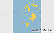 Savanna Style Simple Map of Isles of Scilly