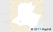 Classic Style Simple Map of Poole