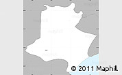 Gray Simple Map of Poole