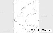 Blank Simple Map of Torbay, no labels