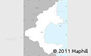 Gray Simple Map of Torbay