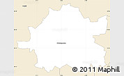 Classic Style Simple Map of Wolverhampton