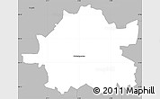Gray Simple Map of Wolverhampton