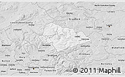 Silver Style 3D Map of Calderdale