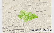 Physical Map of Calderdale, shaded relief outside
