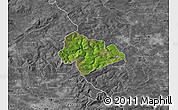 Satellite Map of Calderdale, desaturated