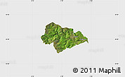 Satellite Map of Calderdale, single color outside