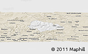 Classic Style Panoramic Map of Calderdale