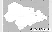 Gray Simple Map of Calderdale, single color outside