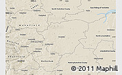 Shaded Relief Map of Doncaster