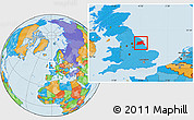 Political Location Map of East Riding of Yorkshire